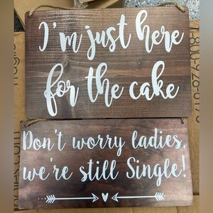 Ring bearer signs
